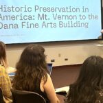 Lindsey Walsworth presents Historical Preservation lecture to students
