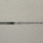 line of graphite, smudged
