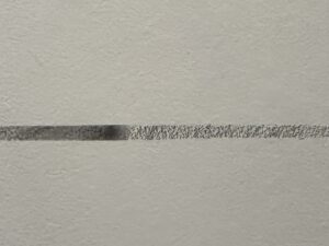line of graphite, smudged