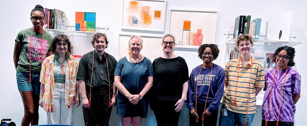From left: Sydney Evans, Cyrus Lichtenstein, August Fisk, Nell Ruby, Katherine Smith, Leilah Lewinson, Jasper Pots and Jada Richardson